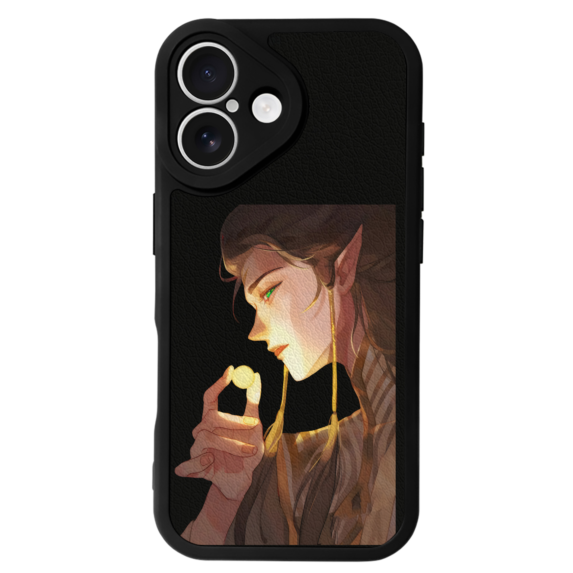 （画像用） Ne Zha 2 ナタ 魔童の大暴れ 【iPhone 16シリーズ対応】シリコンスマホケース（レザー調） 材質：シリコン